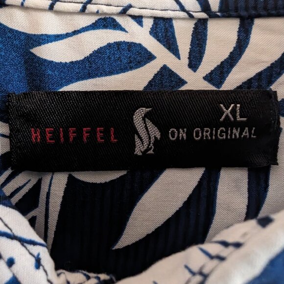 HEIFFEL ORIGINAL men's Hawaiian short sleeve XL - Picture 2 of 4